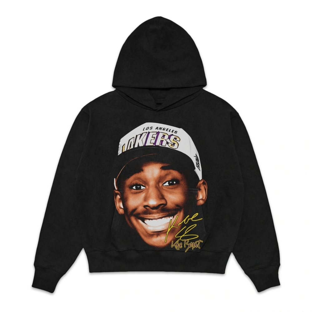 Black Graphic Hoodie